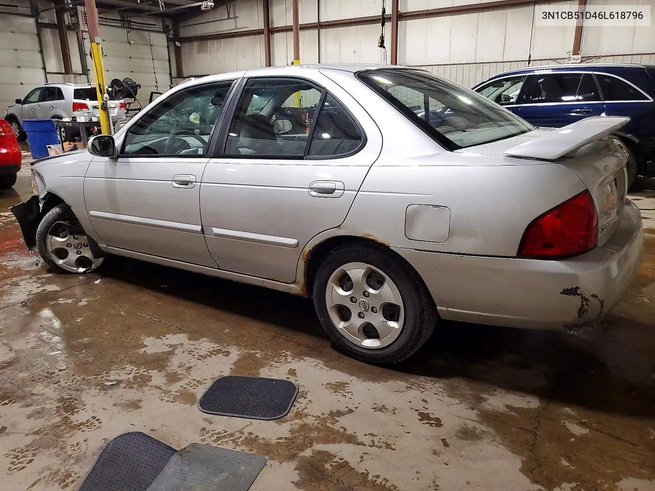 2006 NISSAN SENTRA VIN 3N1CB51D46L618796 — фото 2