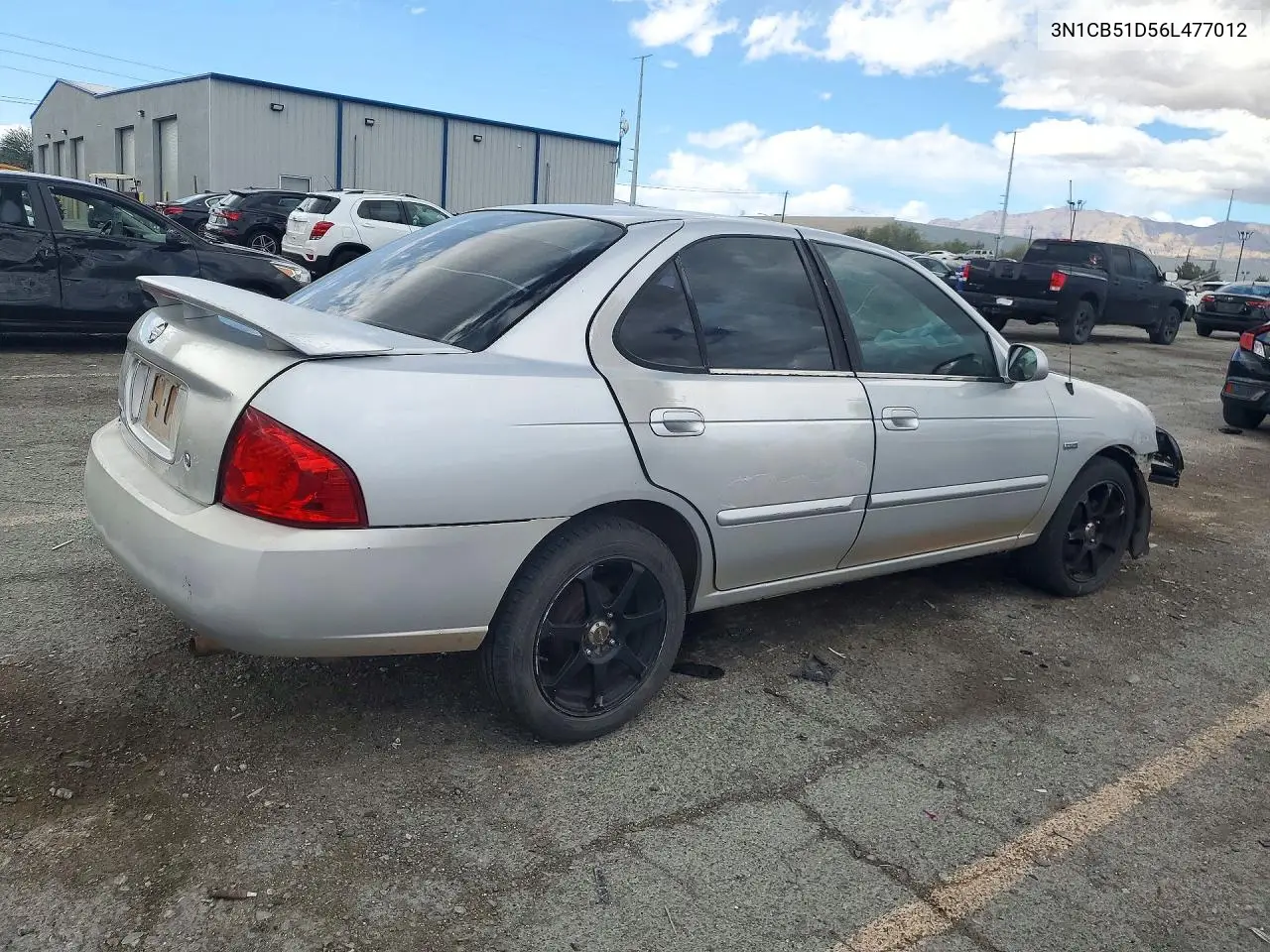 NISSAN SENTRA 2006, VIN 3N1CB51D56L477012