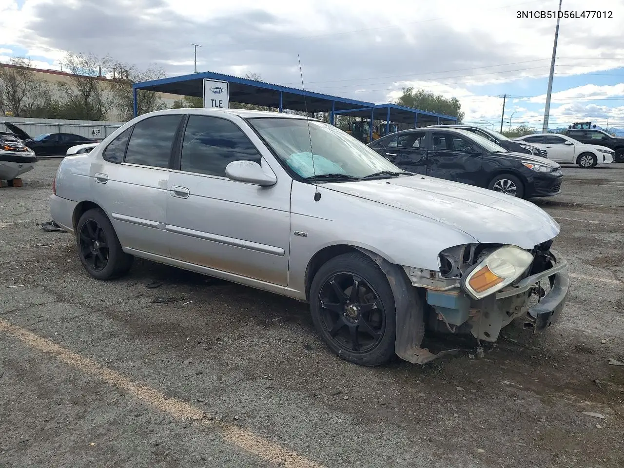2006 NISSAN SENTRA VIN 3N1CB51D56L477012 — фото 4