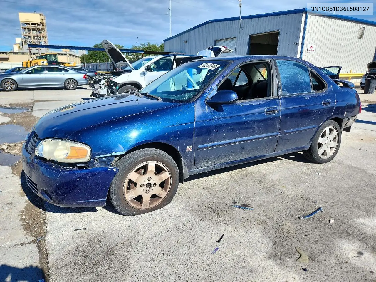 NISSAN SENTRA 2006, VIN 3N1CB51D36L508127