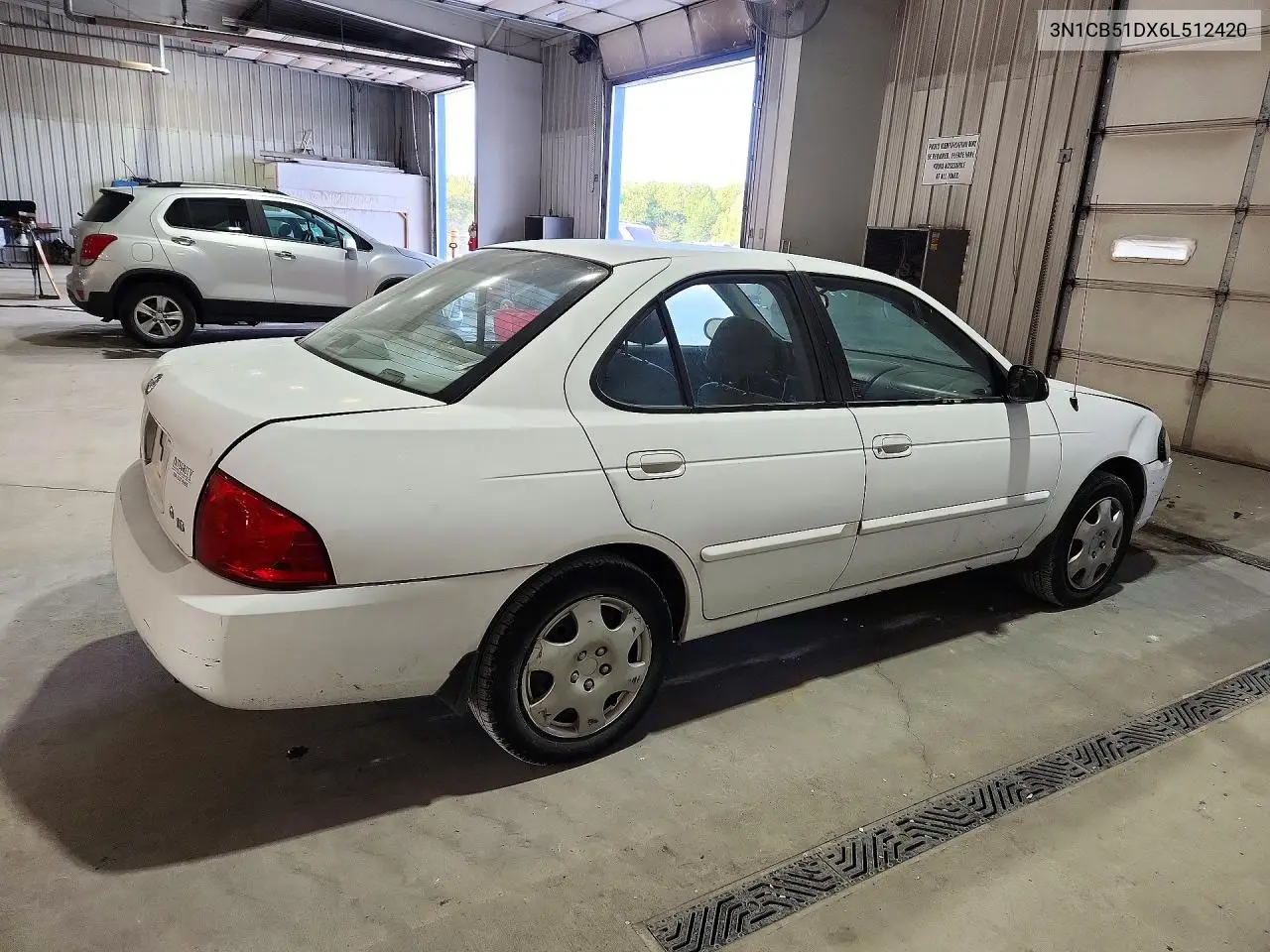 2006 NISSAN SENTRA VIN 3N1CB51DX6L512420 — фото 3