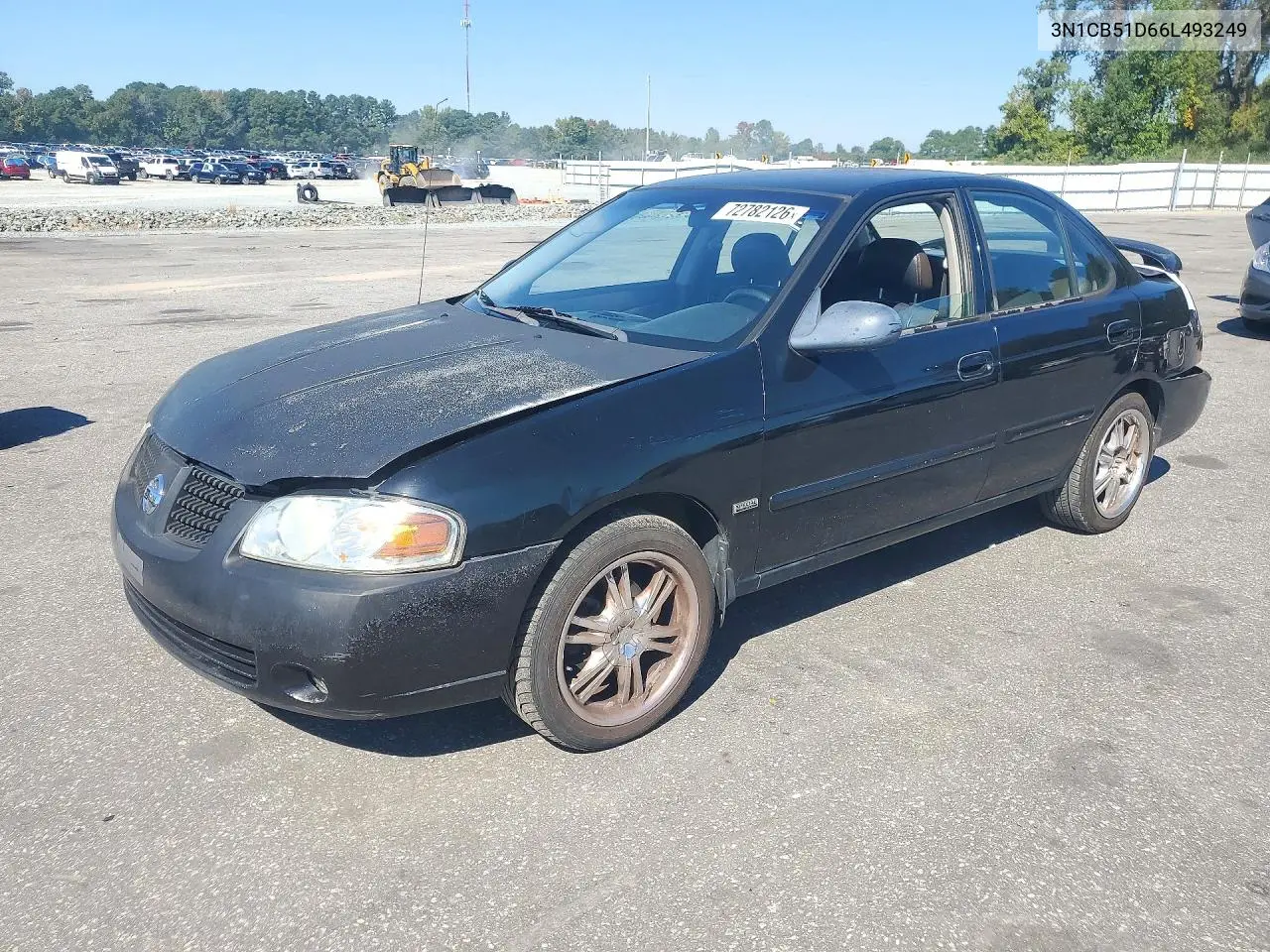 NISSAN SENTRA 2006, VIN 3N1CB51D66L493249