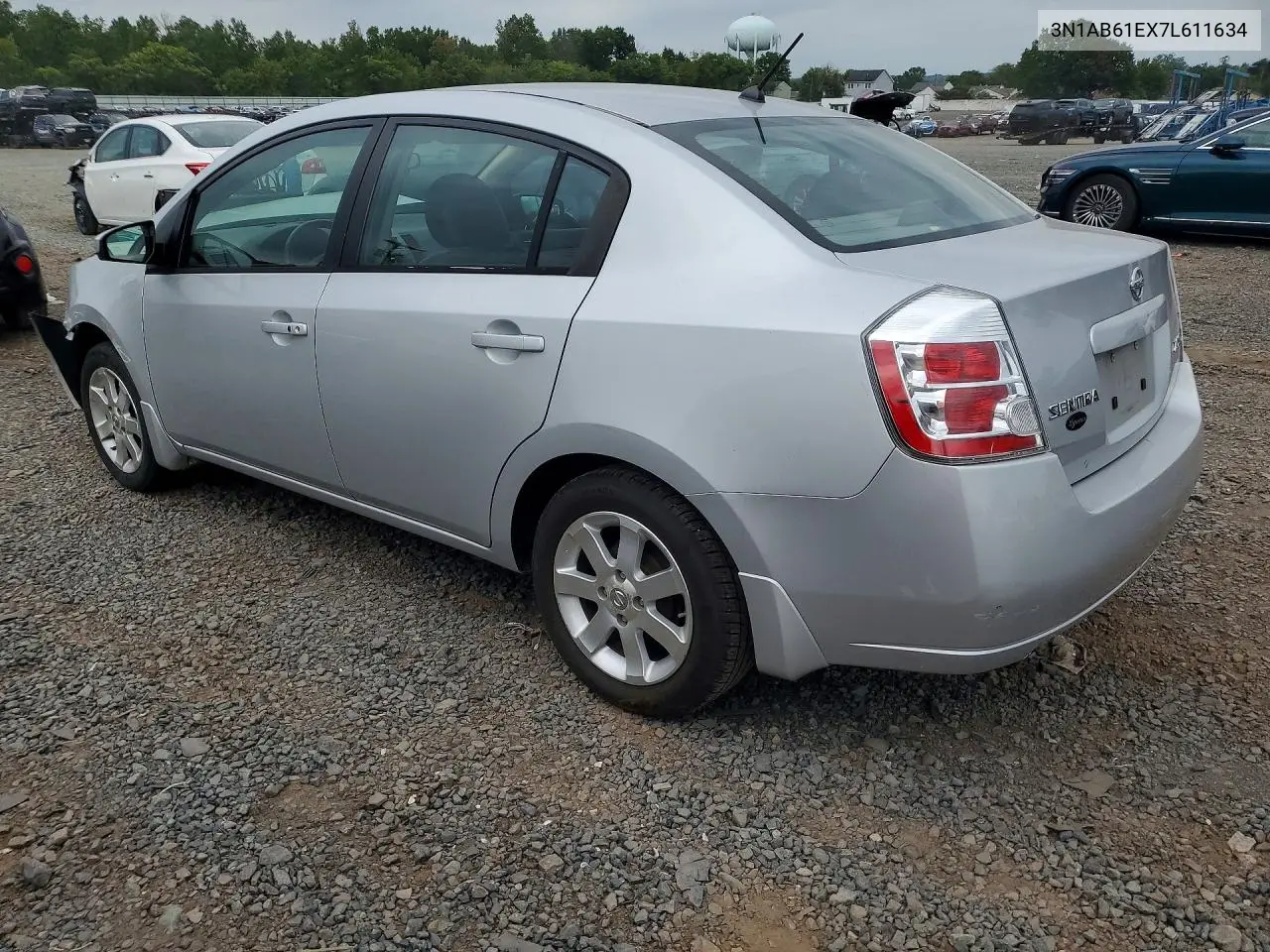 2007 NISSAN SENTRA VIN 3N1AB61EX7L611634 — фото 2