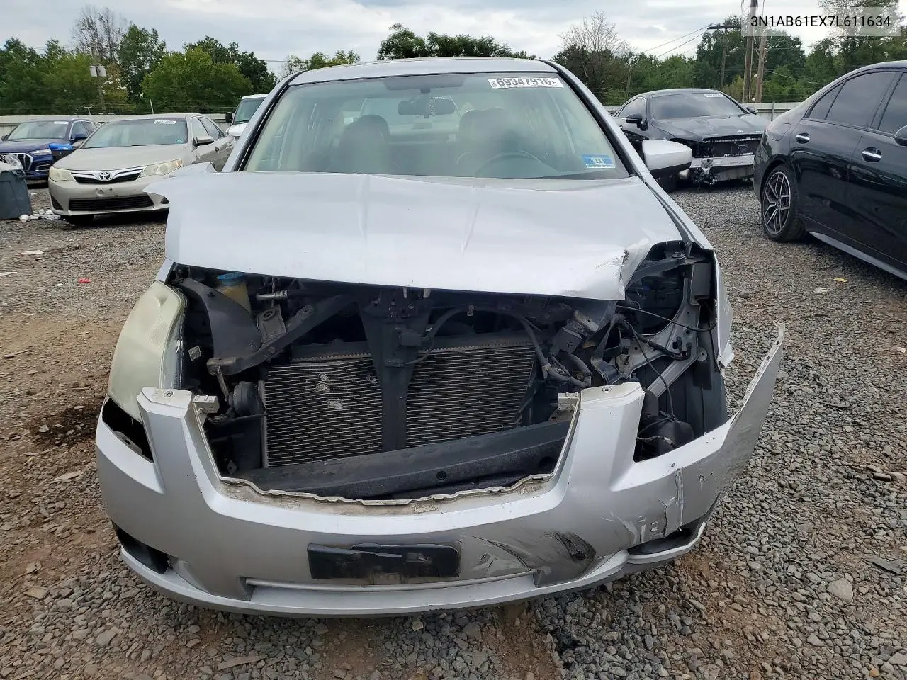 2007 NISSAN SENTRA VIN 3N1AB61EX7L611634 — фото 5