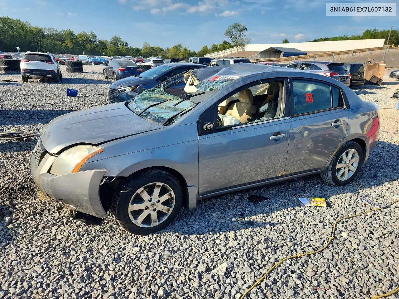 NISSAN SENTRA 2007, VIN 3N1AB61EX7L607132