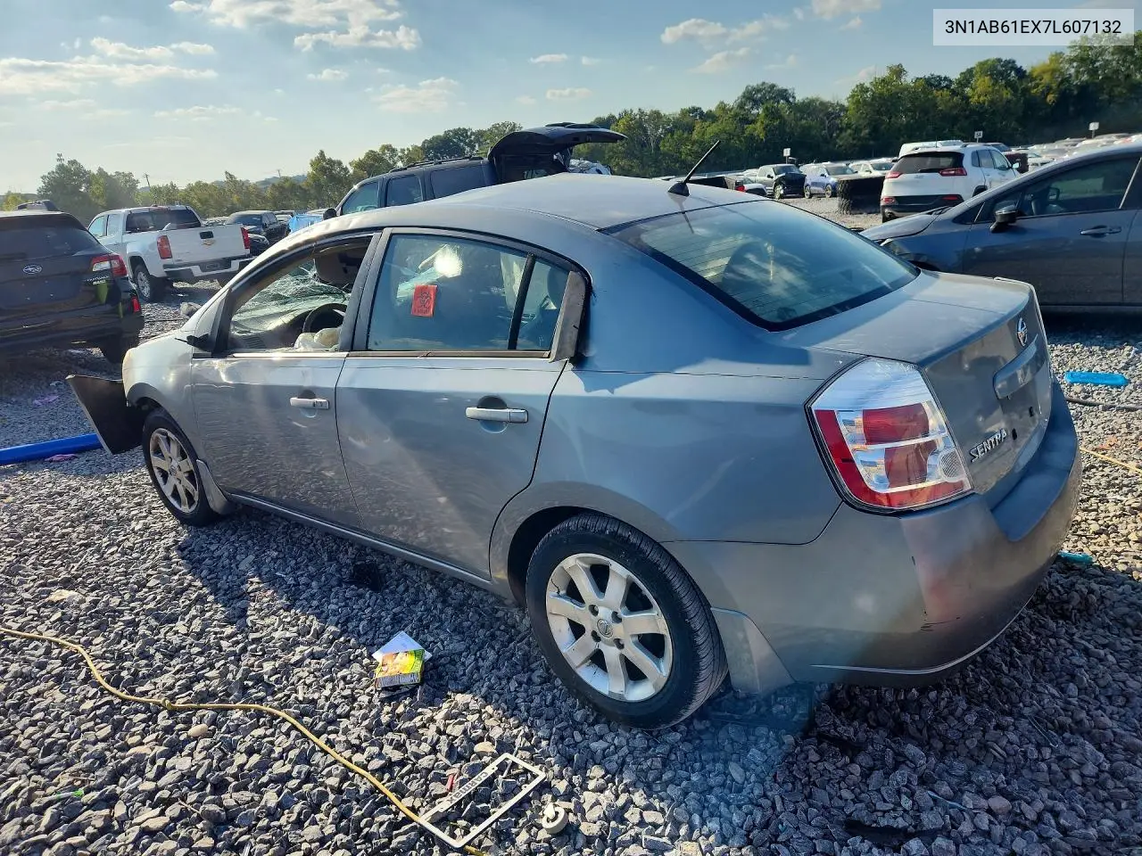 2007 NISSAN SENTRA VIN 3N1AB61EX7L607132 — фото 2