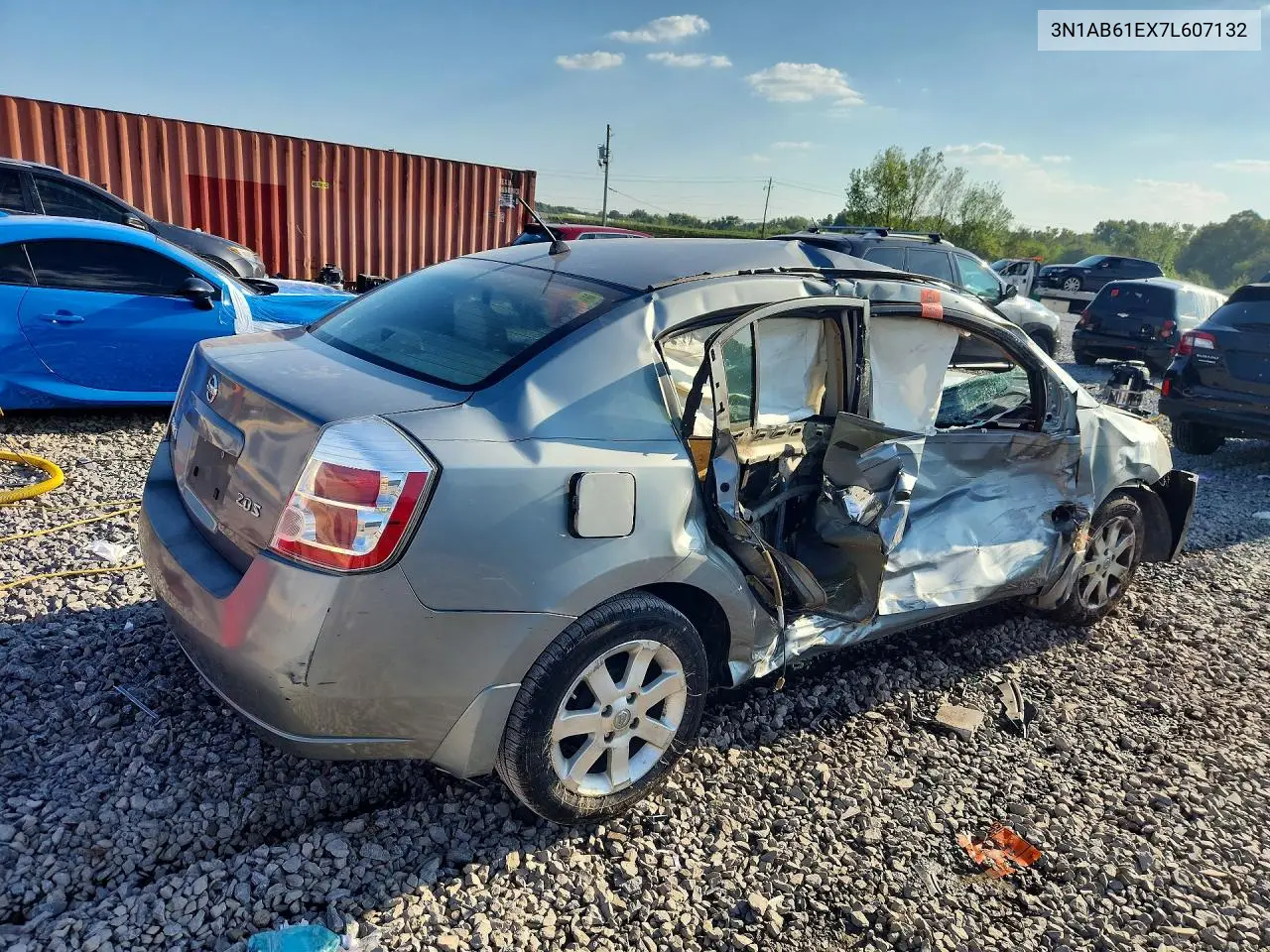 2007 NISSAN SENTRA VIN 3N1AB61EX7L607132 — фото 3