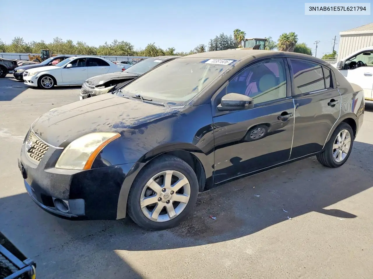 NISSAN SENTRA 2007, VIN 3N1AB61E57L621794