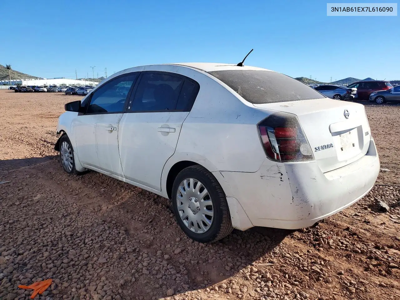 2007 NISSAN SENTRA VIN 3N1AB61EX7L616090 — фото 2