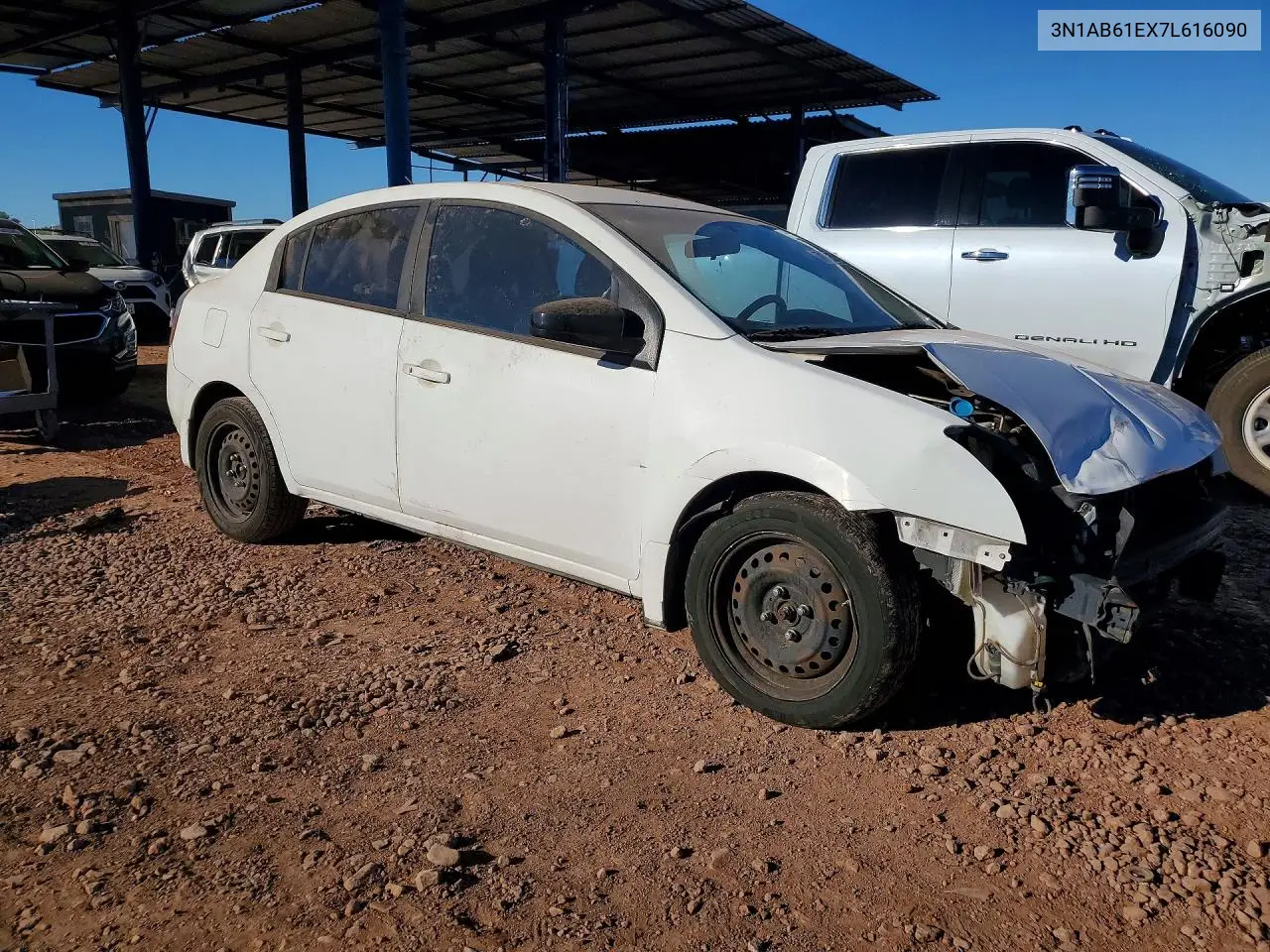 2007 NISSAN SENTRA VIN 3N1AB61EX7L616090 — фото 4