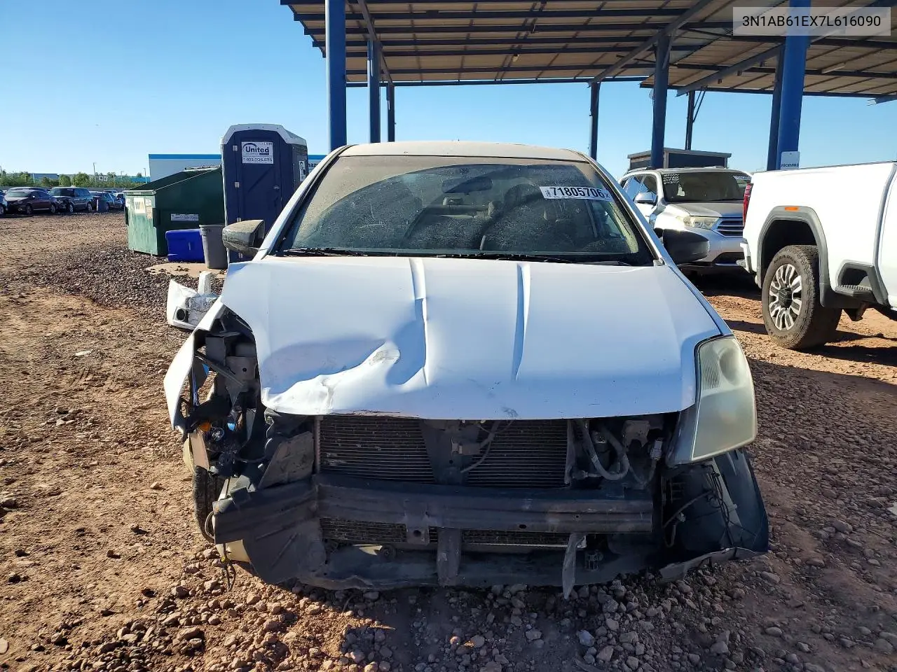 2007 NISSAN SENTRA VIN 3N1AB61EX7L616090 — фото 5
