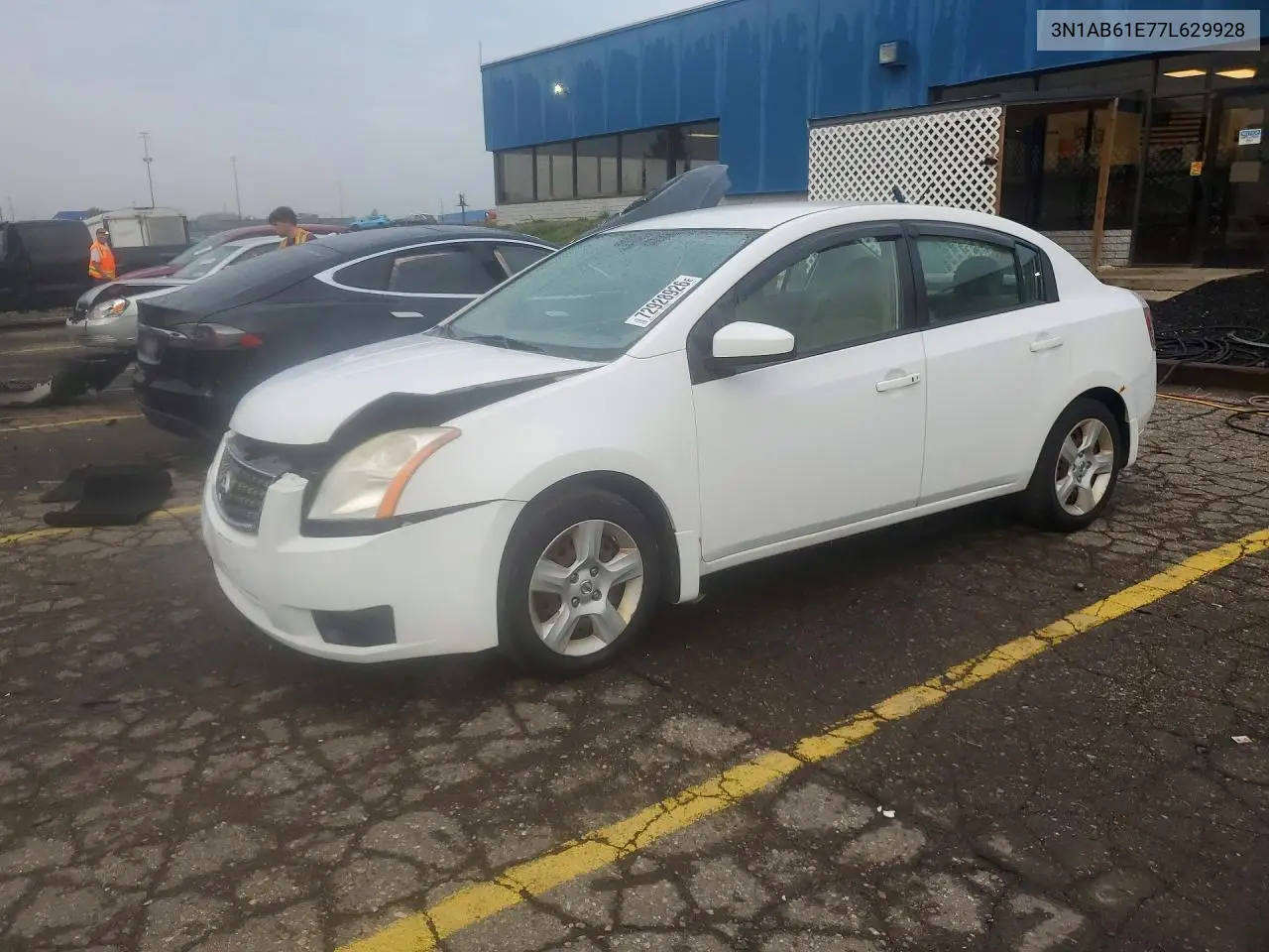 NISSAN SENTRA 2007, VIN 3N1AB61E77L629928