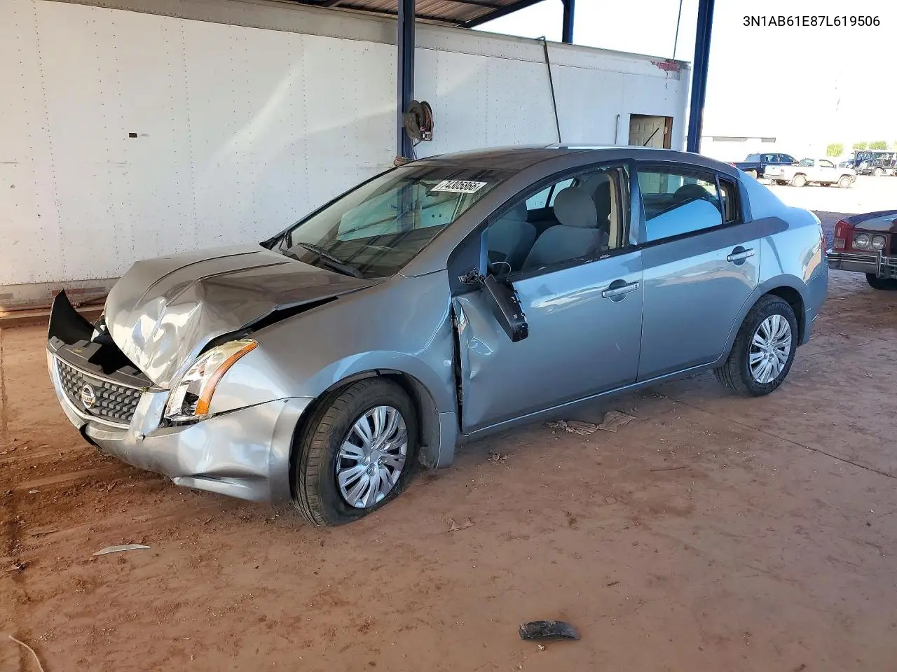 NISSAN SENTRA 2007, VIN 3N1AB61E87L619506
