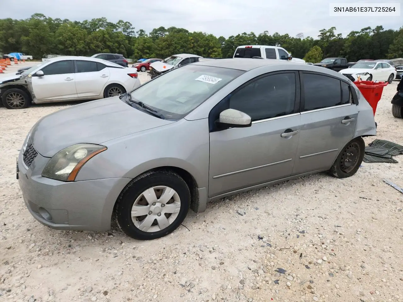 NISSAN SENTRA 2007, VIN 3N1AB61E37L725264