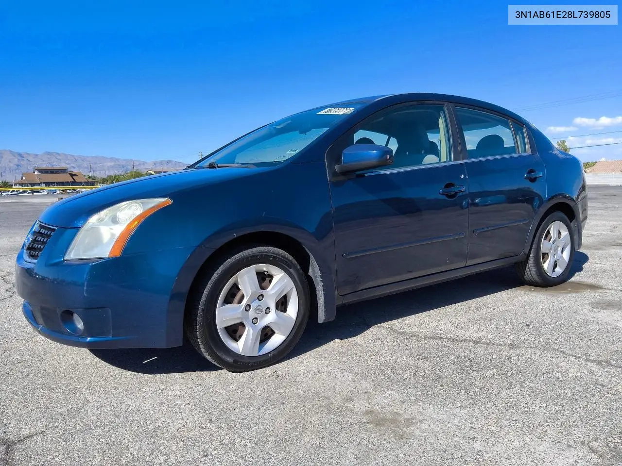 NISSAN SENTRA 2008, VIN 3N1AB61E28L739805