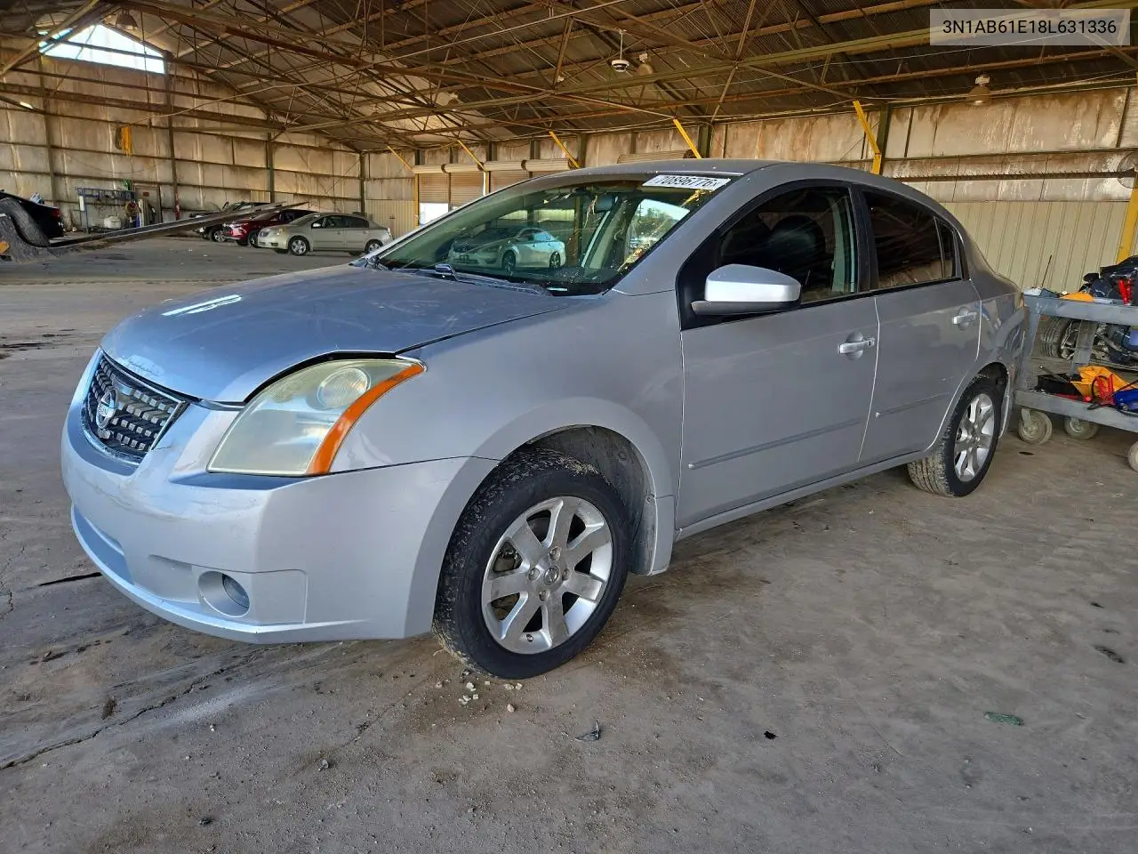 NISSAN SENTRA 2008, VIN 3N1AB61E18L631336