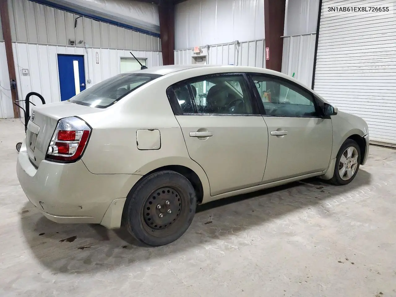 2008 NISSAN SENTRA VIN 3N1AB61EX8L726655 — фото 3