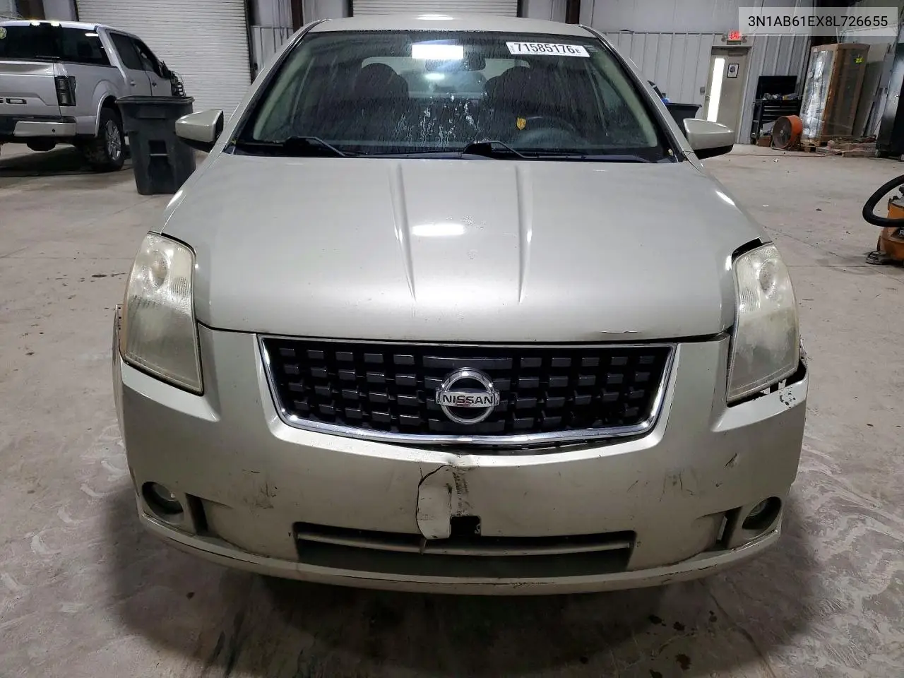 2008 NISSAN SENTRA VIN 3N1AB61EX8L726655 — фото 5