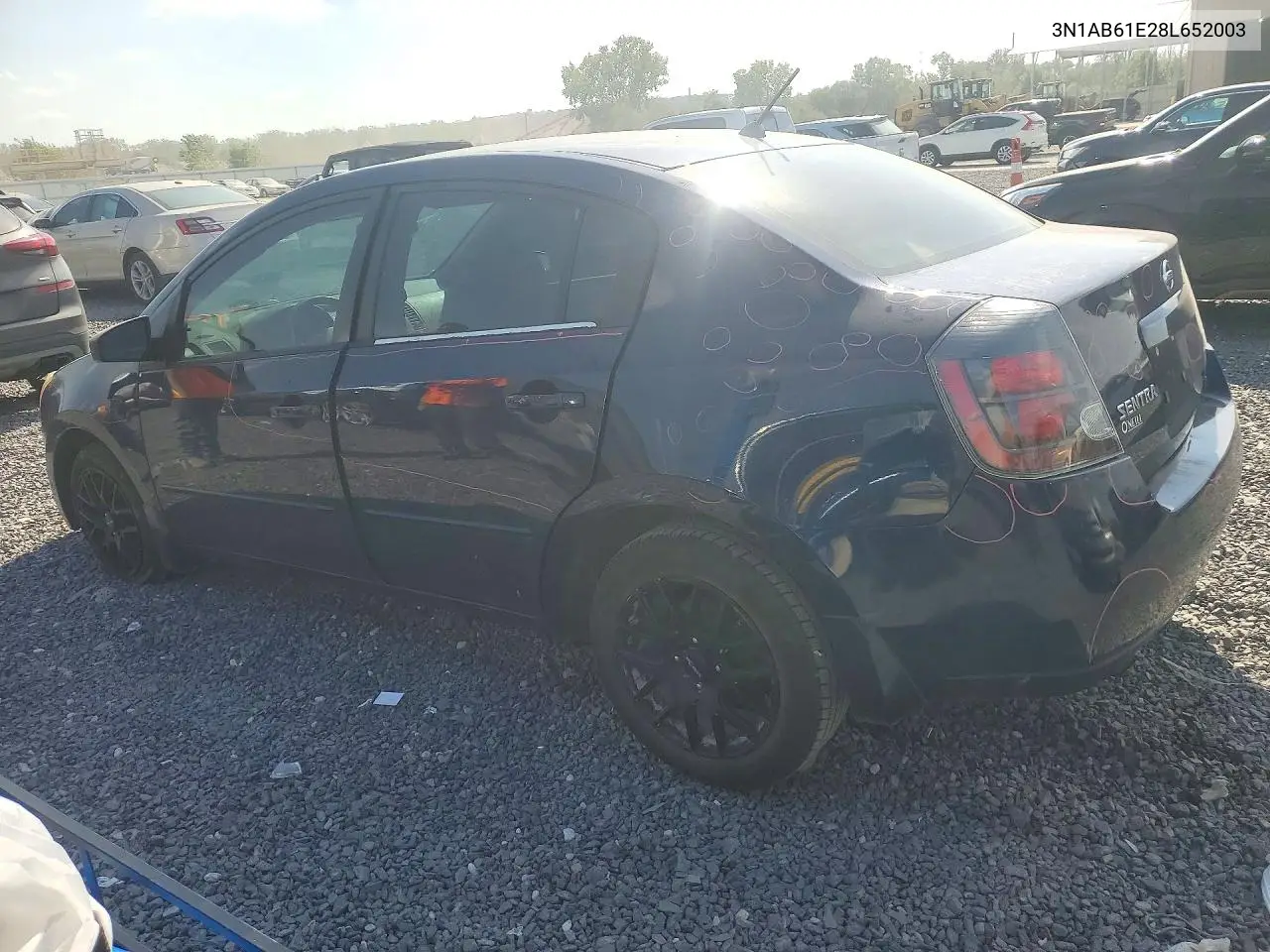 2008 NISSAN SENTRA VIN 3N1AB61E28L652003 — фото 2