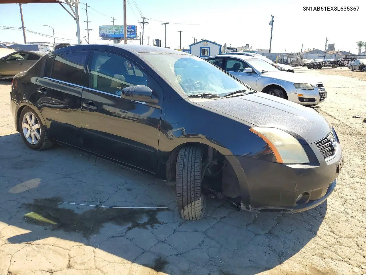 2008 NISSAN SENTRA VIN 3N1AB61EX8L635367 — фото 4