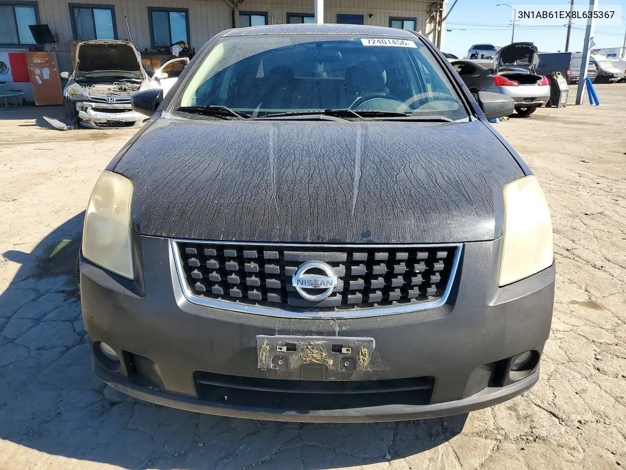 2008 NISSAN SENTRA VIN 3N1AB61EX8L635367 — фото 5