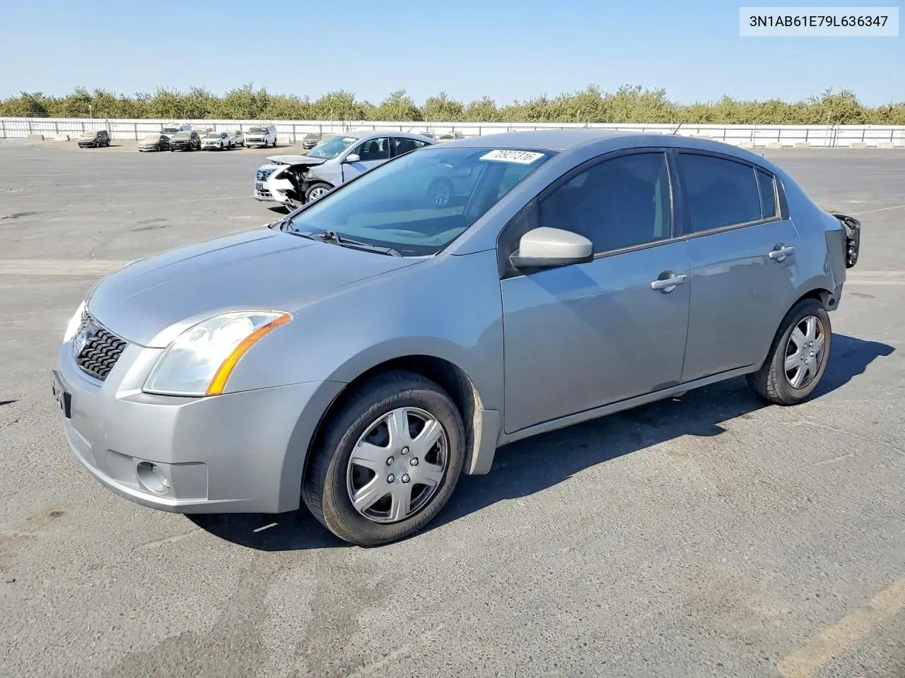 NISSAN SENTRA 2009, VIN 3N1AB61E79L636347