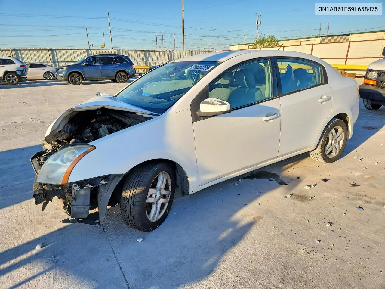 NISSAN SENTRA 2009, VIN 3N1AB61E59L658475