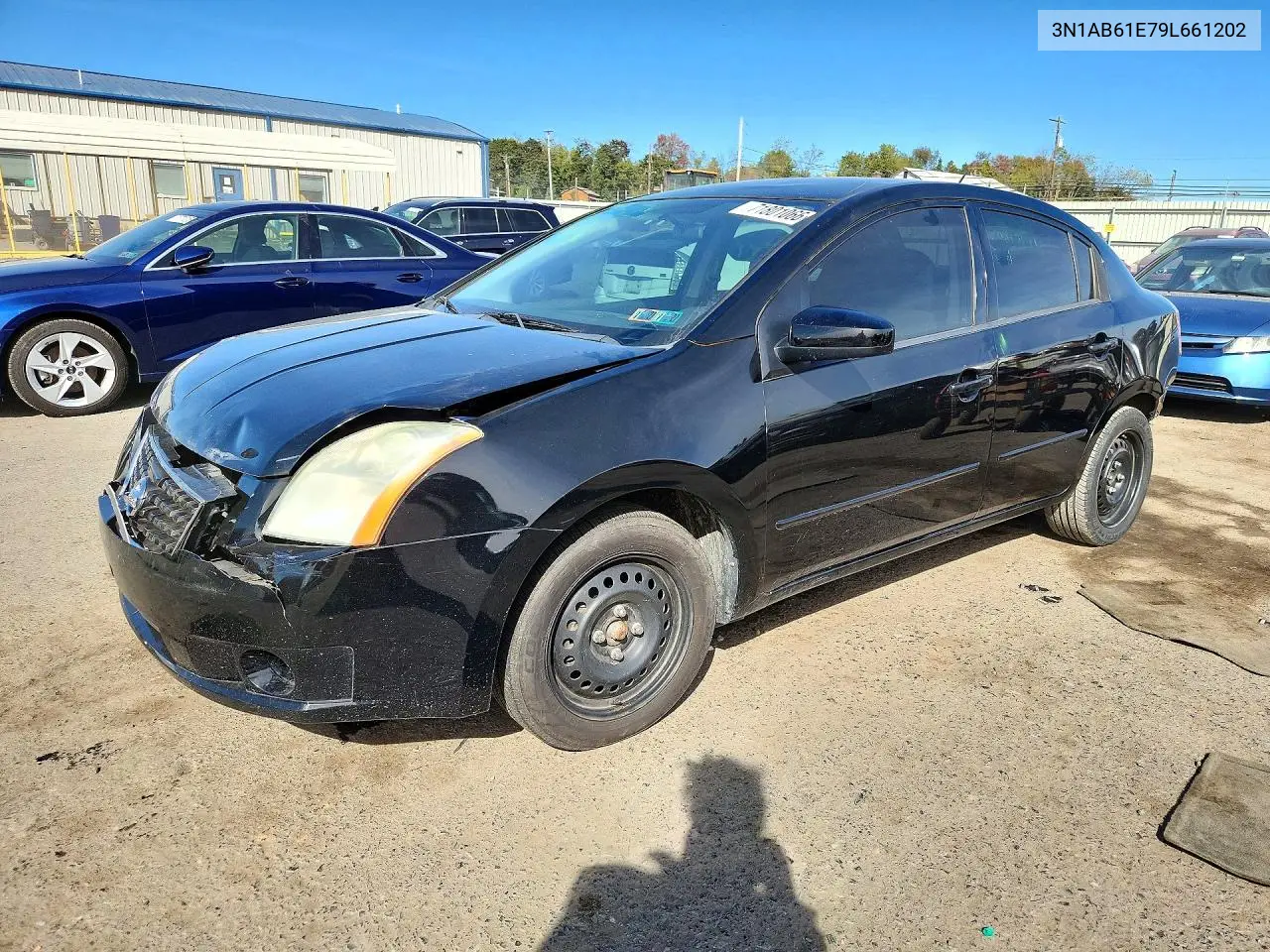 NISSAN SENTRA 2009, VIN 3N1AB61E79L661202