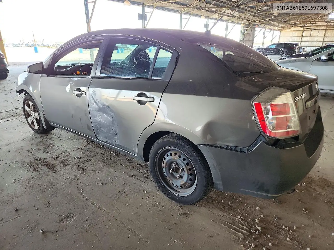 NISSAN SENTRA 2009, VIN 3N1AB61E59L697308