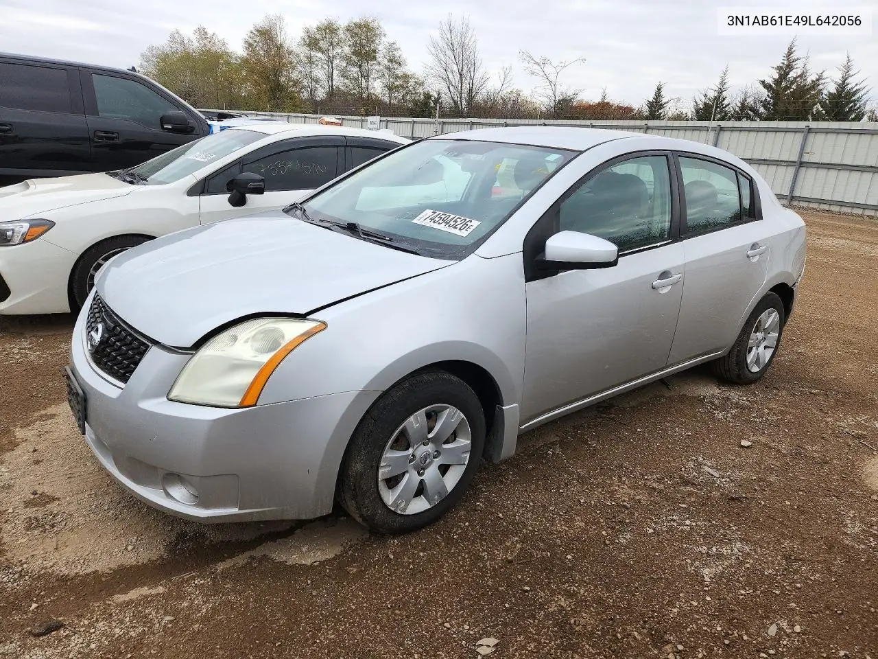 NISSAN SENTRA 2009, VIN 3N1AB61E49L642056