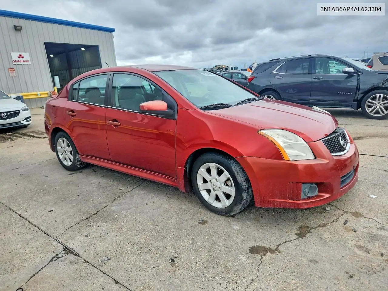 2010 NISSAN SENTRA VIN 3N1AB6AP4AL623304 — фото 4