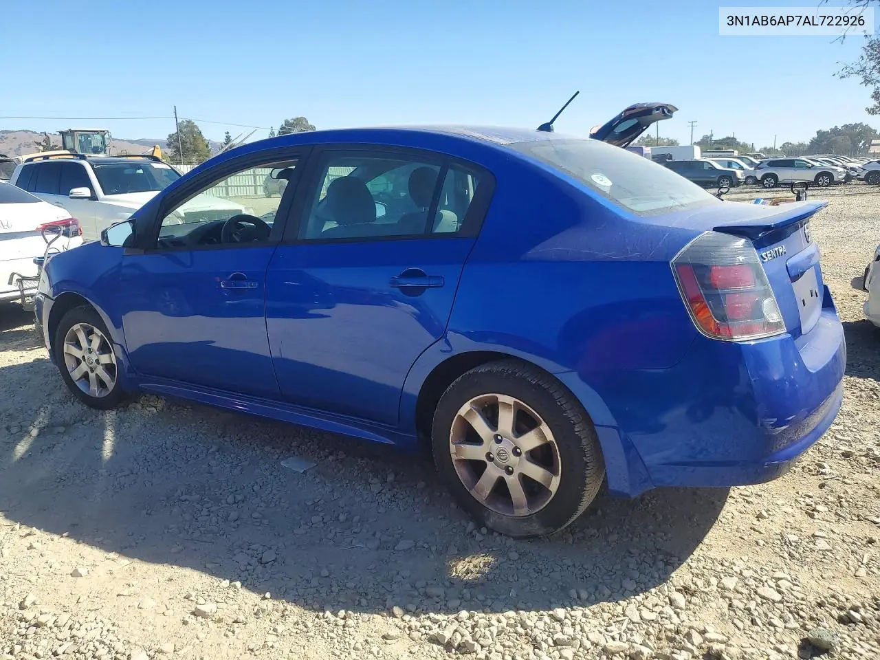 2010 NISSAN SENTRA VIN 3N1AB6AP7AL722926 — фото 2