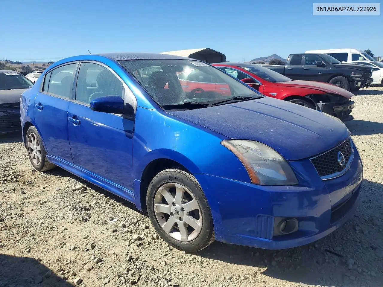 2010 NISSAN SENTRA VIN 3N1AB6AP7AL722926 — фото 4
