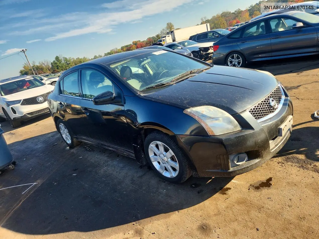 2010 NISSAN SENTRA VIN 3N1A86AP3AL670145 — фото 4