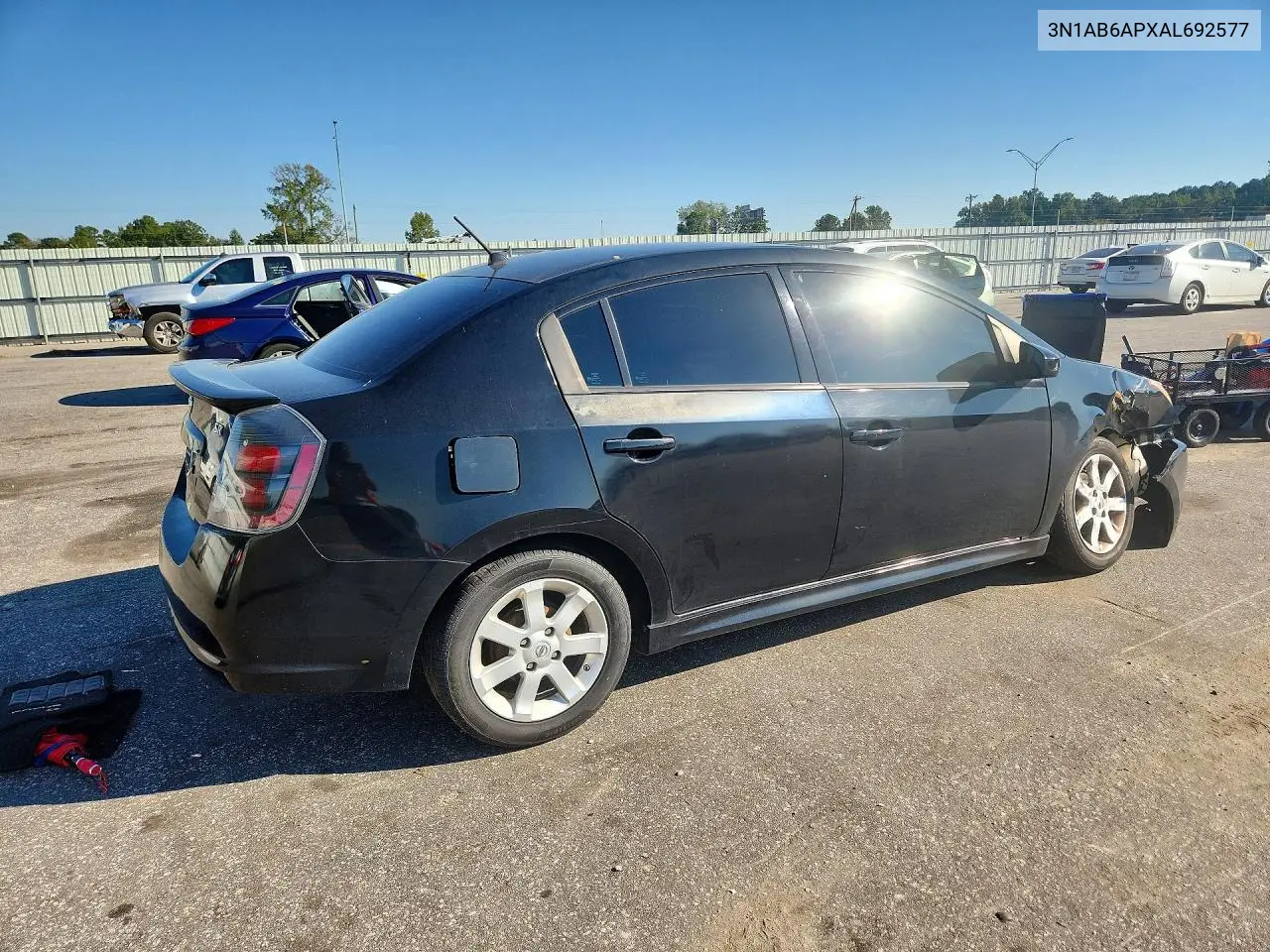 2010 NISSAN SENTRA VIN 3N1AB6APXAL692577 — фото 3