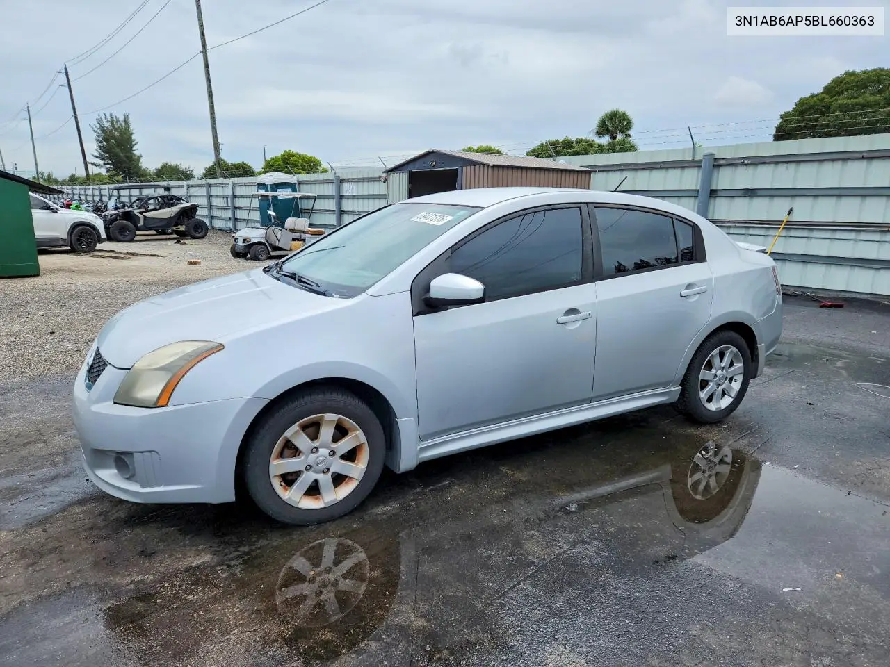 NISSAN SENTRA 2011, VIN 3N1AB6AP5BL660363