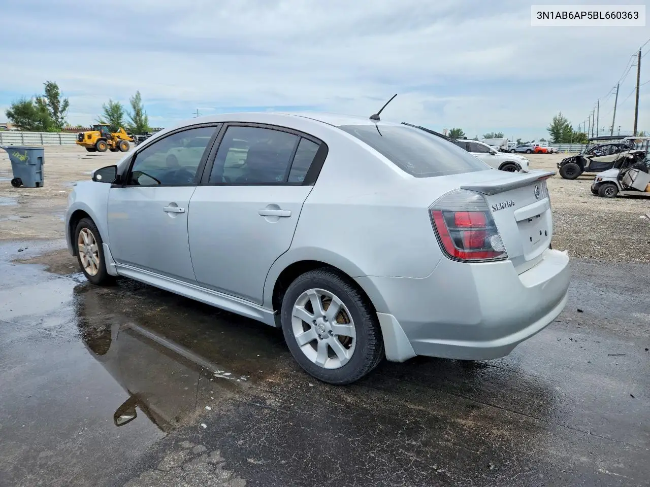 2011 NISSAN SENTRA VIN 3N1AB6AP5BL660363 — фото 2