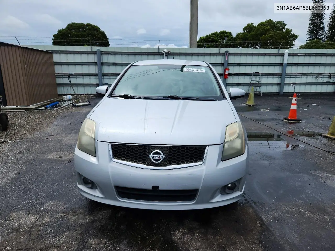 2011 NISSAN SENTRA VIN 3N1AB6AP5BL660363 — фото 5