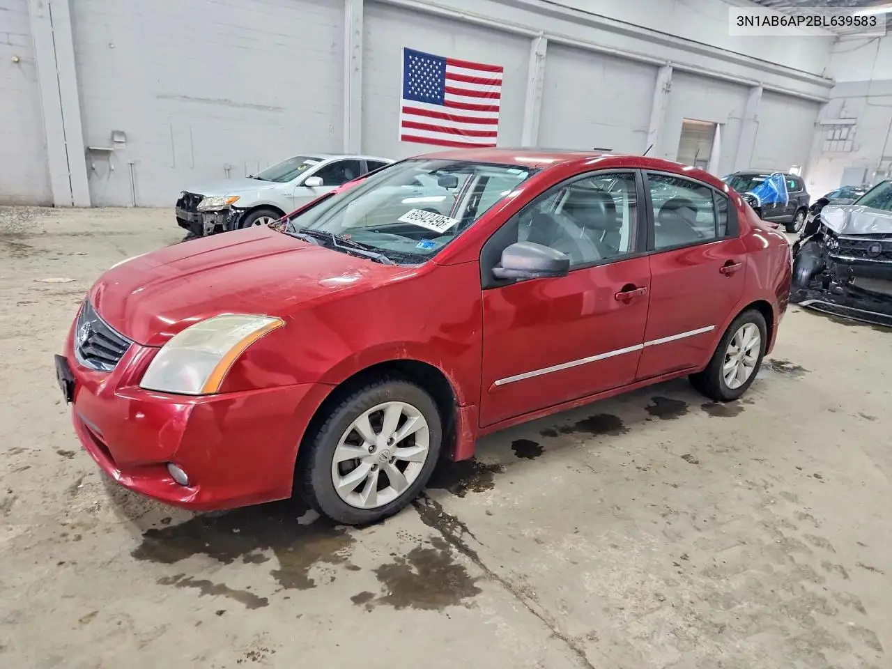 NISSAN SENTRA 2011, VIN 3N1AB6AP2BL639583