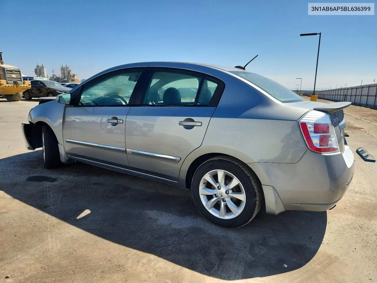 2011 NISSAN SENTRA VIN 3N1AB6AP5BL636399 — фото 2