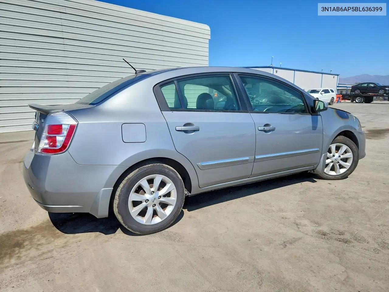 2011 NISSAN SENTRA VIN 3N1AB6AP5BL636399 — фото 3
