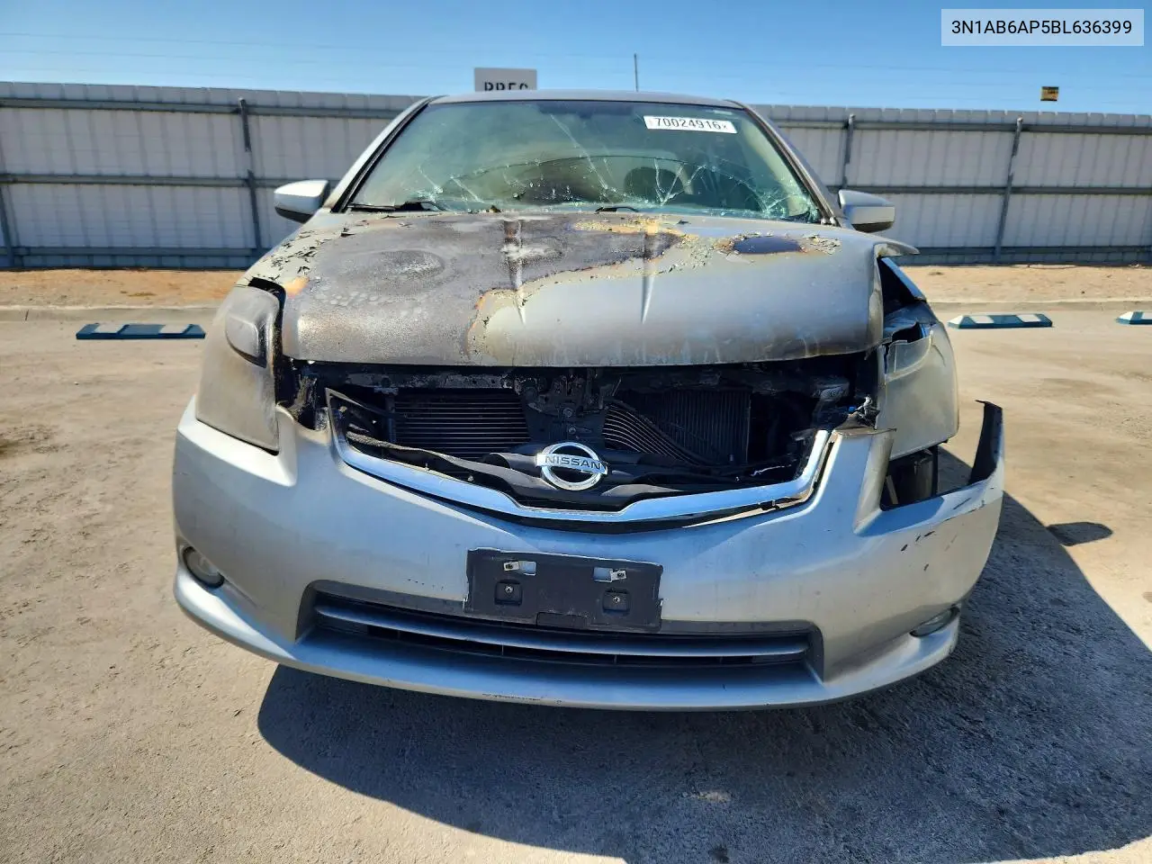 2011 NISSAN SENTRA VIN 3N1AB6AP5BL636399 — фото 5