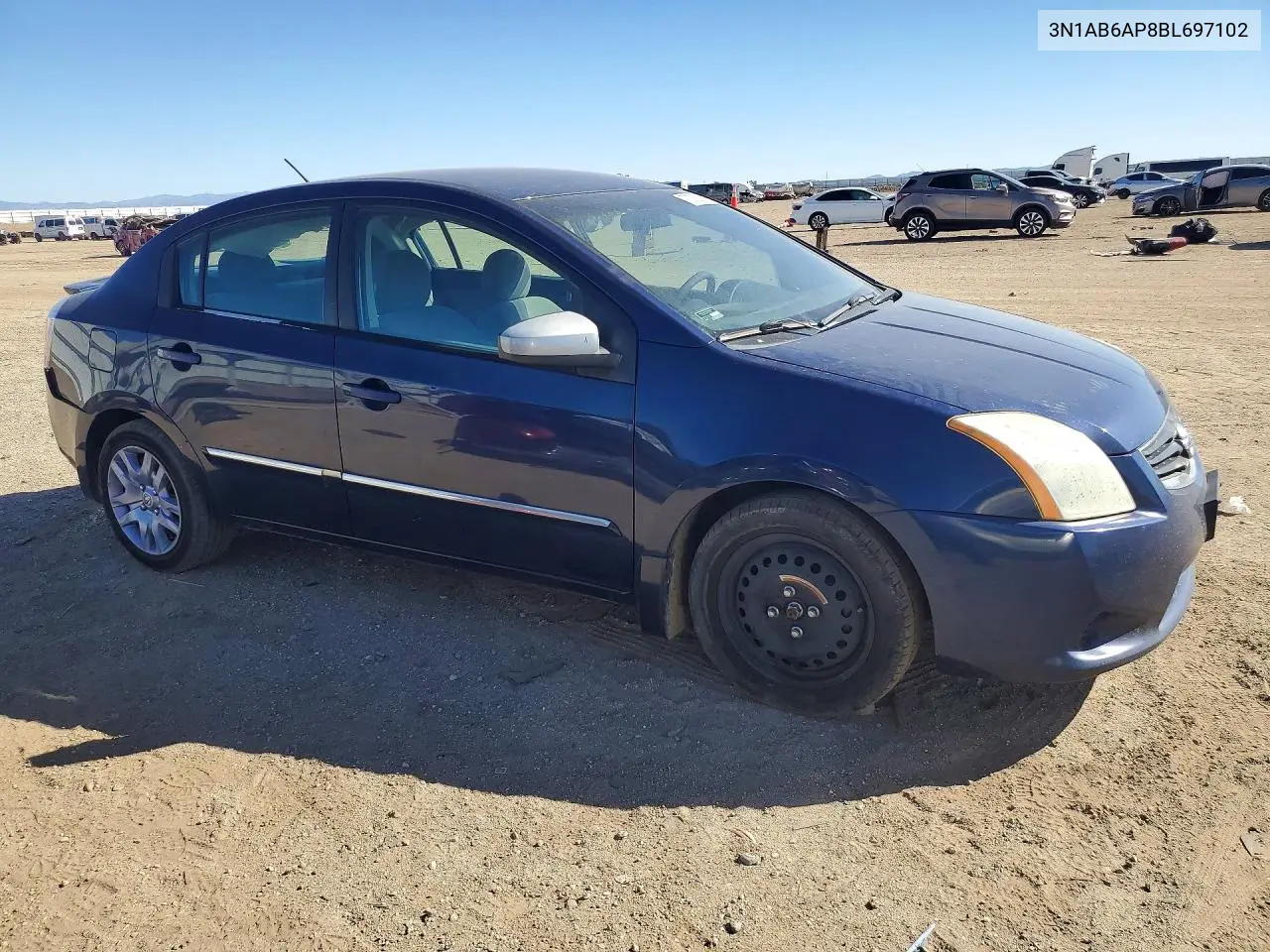 2011 NISSAN SENTRA VIN 3N1AB6AP8BL697102 — фото 4