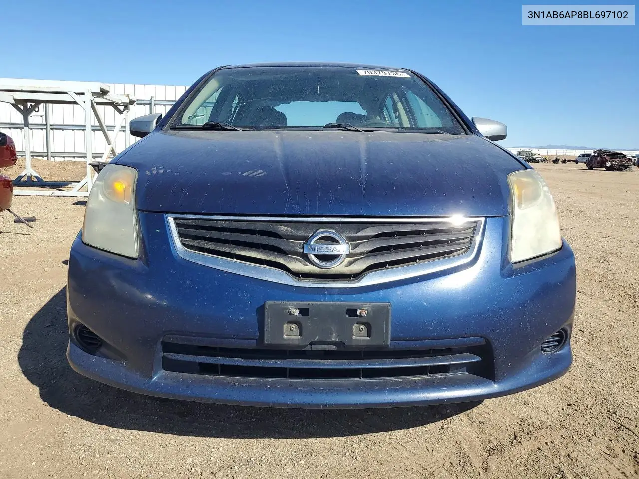 2011 NISSAN SENTRA VIN 3N1AB6AP8BL697102 — фото 5