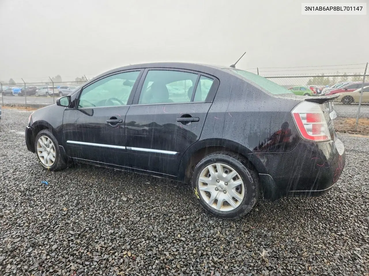 2011 NISSAN SENTRA VIN 3N1AB6AP8BL701147 — фото 2