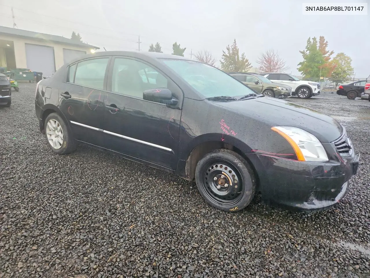 2011 NISSAN SENTRA VIN 3N1AB6AP8BL701147 — фото 4