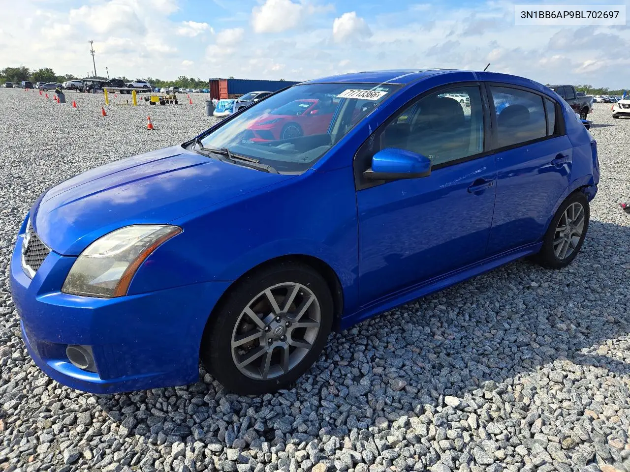 NISSAN SENTRA 2011, VIN 3N1BB6AP9BL702697