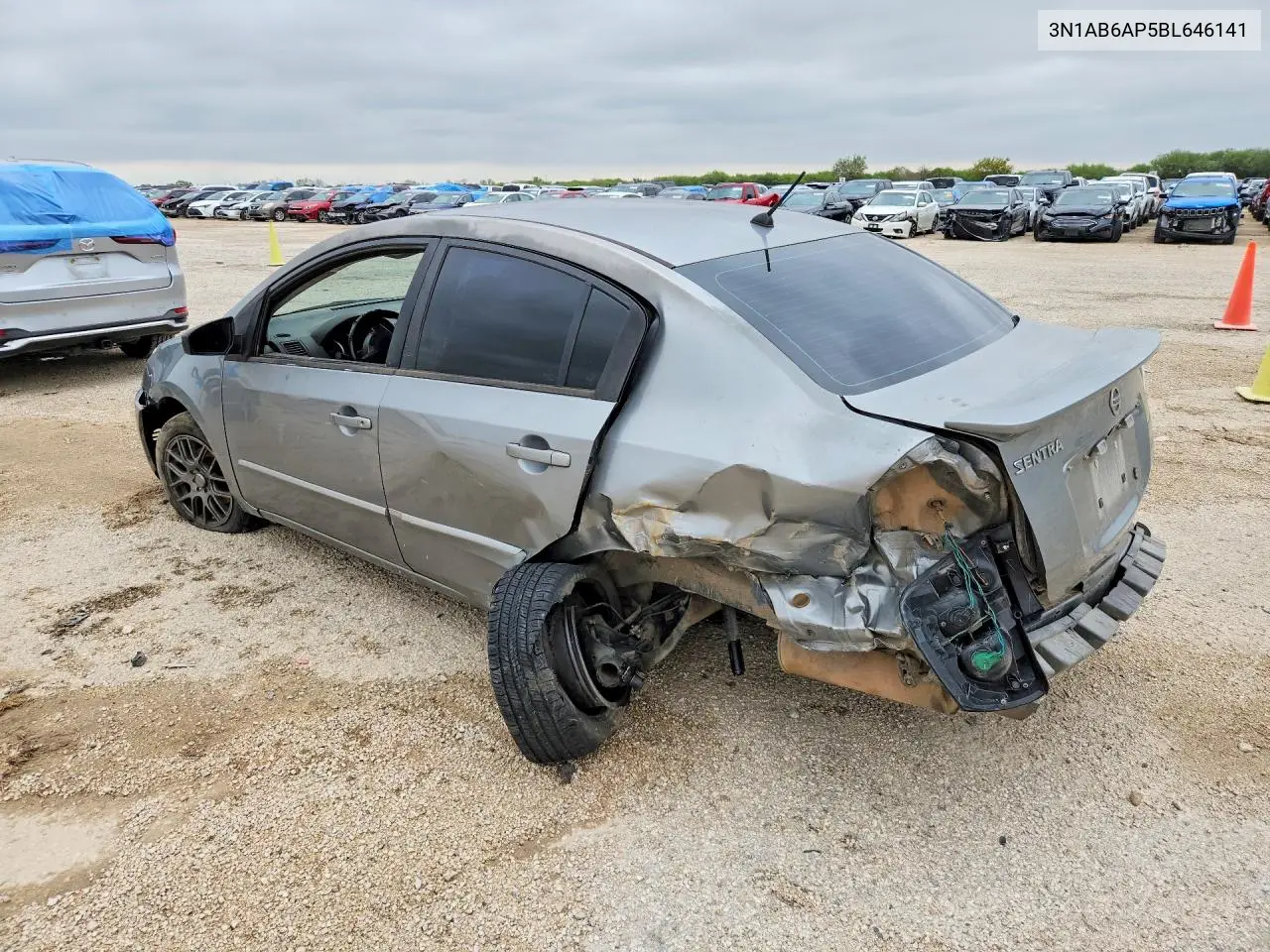 2011 NISSAN SENTRA VIN 3N1AB6AP5BL646141 — фото 2