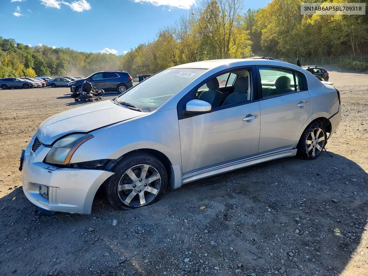 NISSAN SENTRA 2011, VIN 3N1AB6AP5BL709318