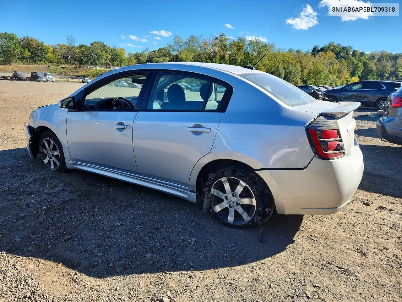2011 NISSAN SENTRA VIN 3N1AB6AP5BL709318 — фото 2